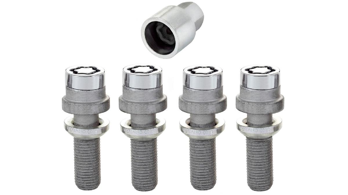 McGard+Boulons+antivol+M14x1.50+-+Sph%C3%A9rique+R12+-+Longueur+41mm+%28Ouverture+de+cl%C3%A9+17mm%29